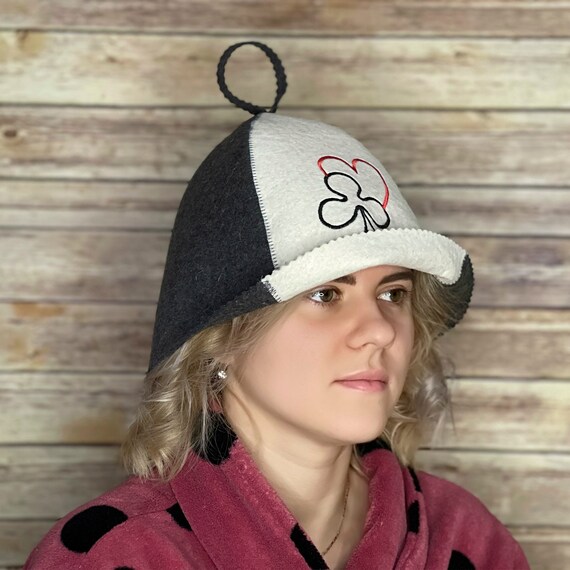 Wool Sauna Hat Classic WD Poker - Etsy