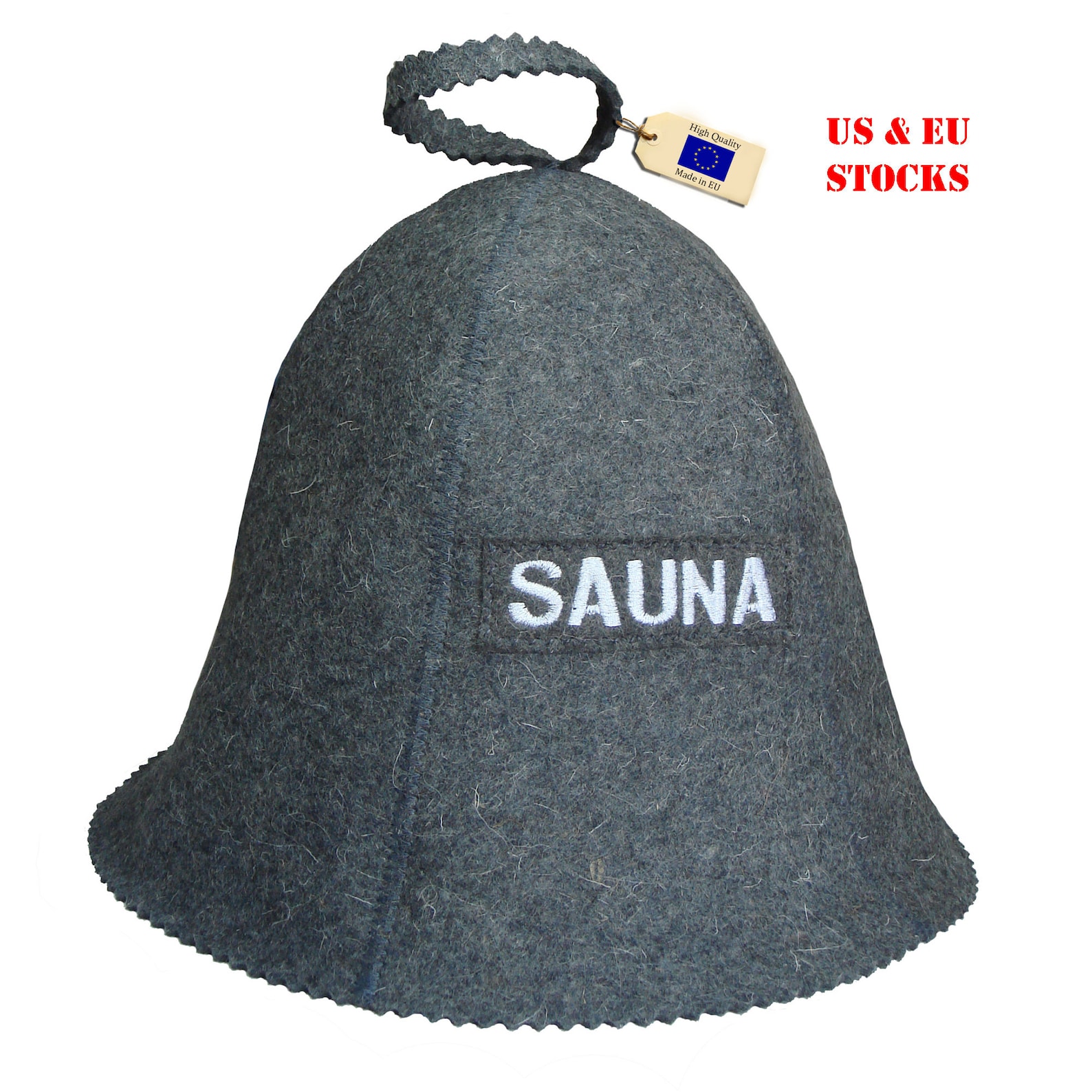 Wool Sauna Hat Classic Dark with Logo SAUNA Etsy