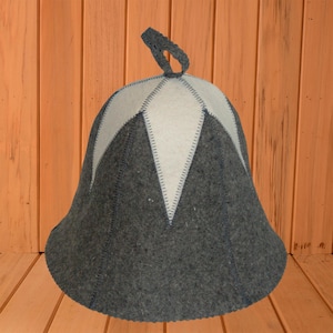 Wool Sauna Hat DARK NEW