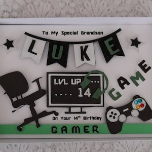 Tarjeta de jugador personalizada hecha a mano