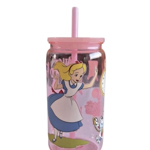 Alice Themed Light Pink/Dark Pink/Purple/Light Blue/Plastic Libbey tumbler(s)