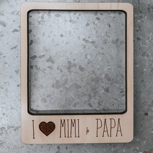 Mimi & papa Polaroid magnet