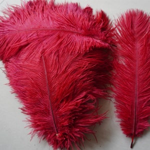 28 colors 100 pcs burgundy wine red ostrich feathers for wedding party centerpieces supply craft supply party prom