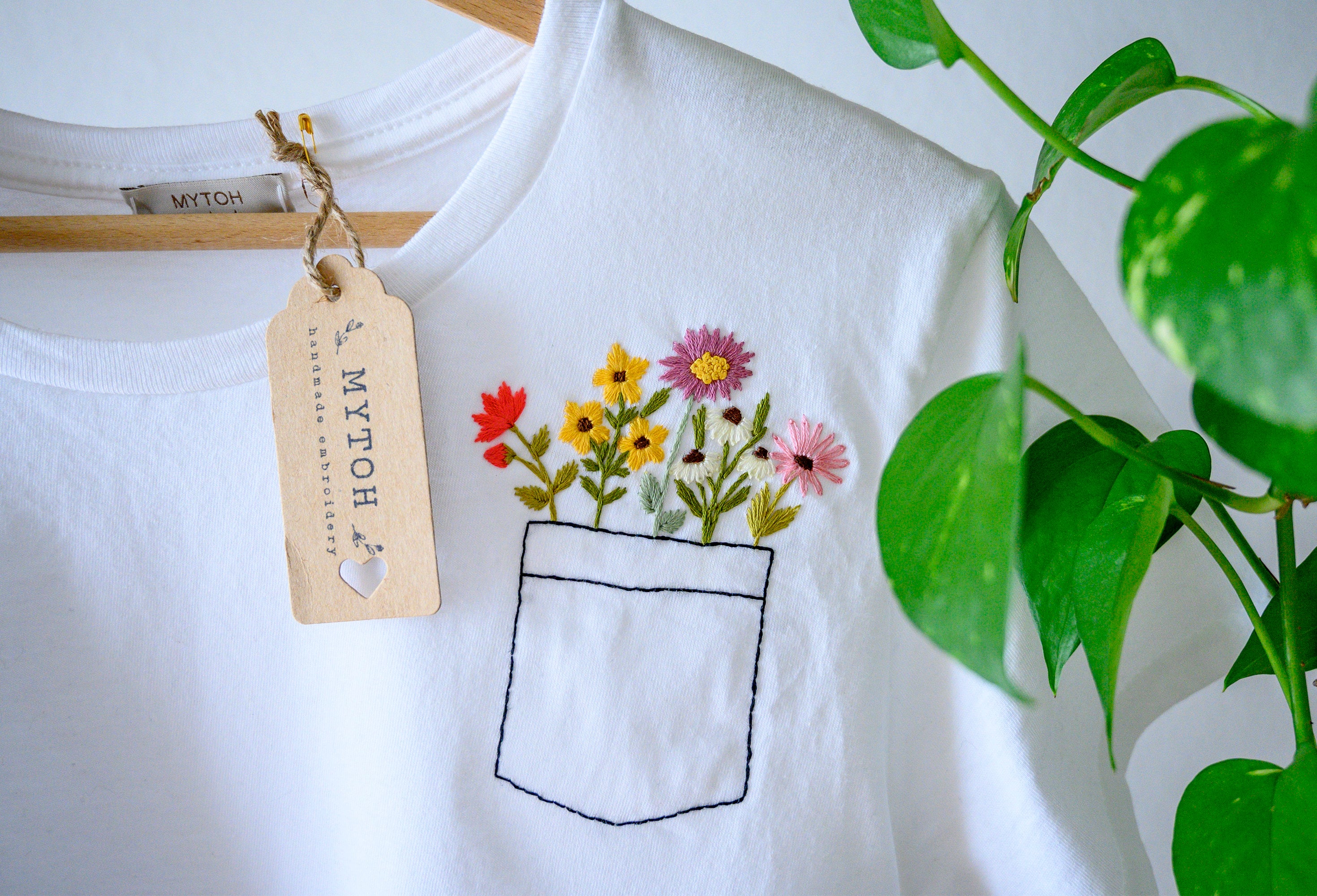 ◇typeservice◇ Catch Embroidery TShirt Pink Custom Embroidered Kids T Shirts | Club Chainstitch