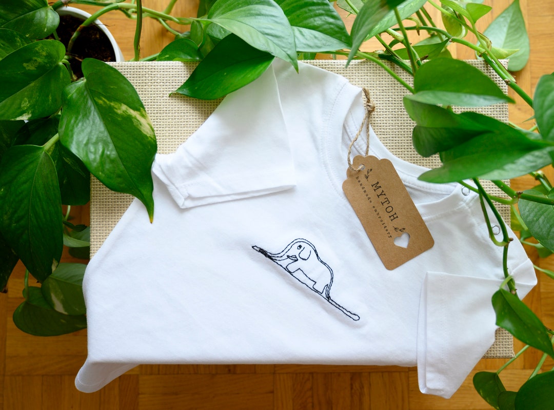 Mytoh Baby T-shirt personalizzata, Ricamato a Mano, 100% cotone