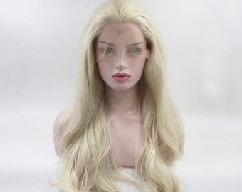 Long Blonde Wig Etsy
