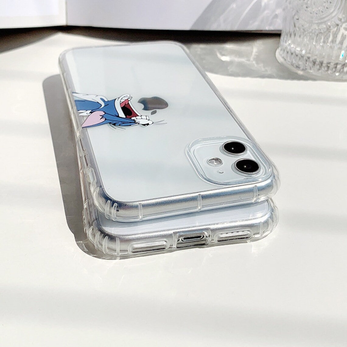 Iphone 14 Case Cute Cartoon Cat and Mouse Iphone 13 Cases for Etsy