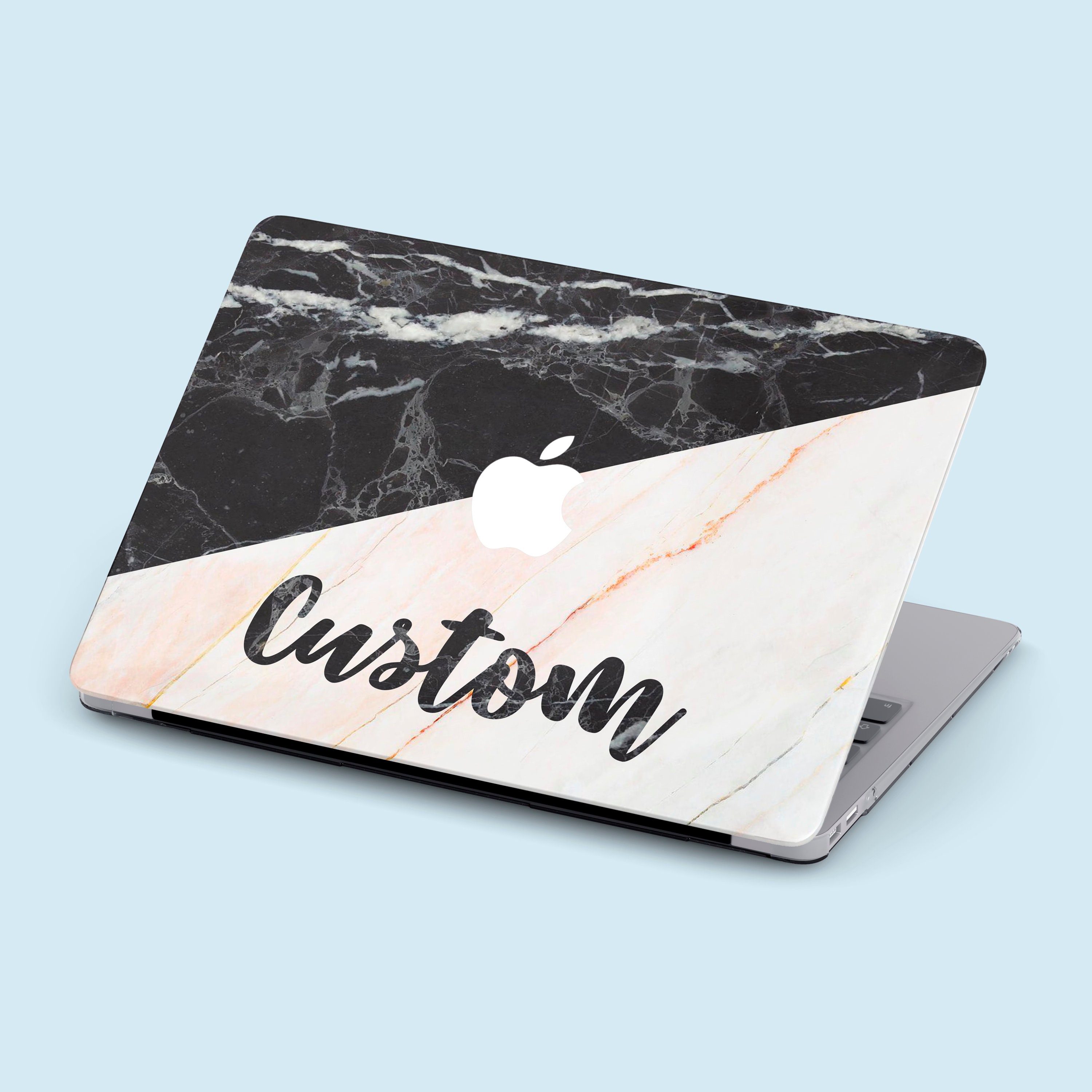 Personalized Macbook Air Case Custom Macbook A2337 Case Marble Etsy