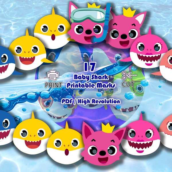 Baby Shark Printable Etsy