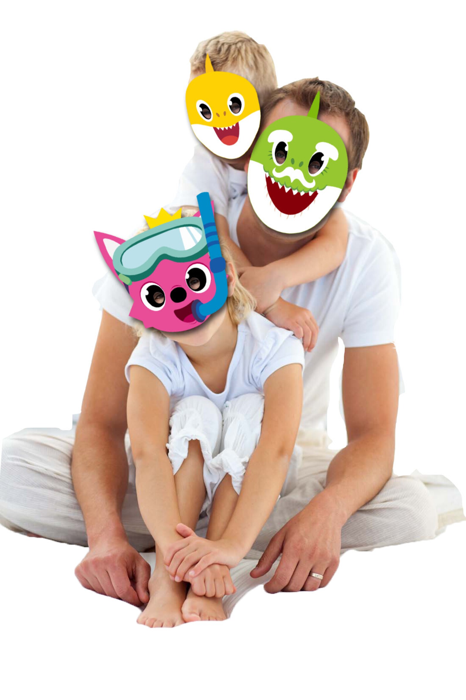 Baby Shark Printable Mask, Template, Cut-out, Pdf Cut Print Printable ...