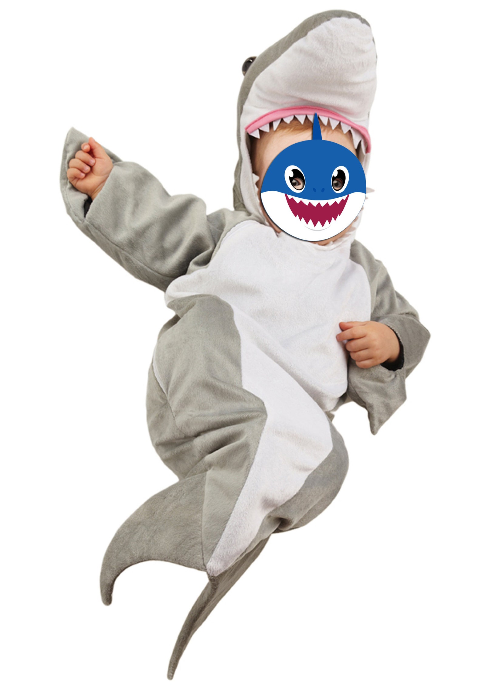 Baby Shark Printable Mask, Template, Cut-out, Pdf Cut Print Printable ...