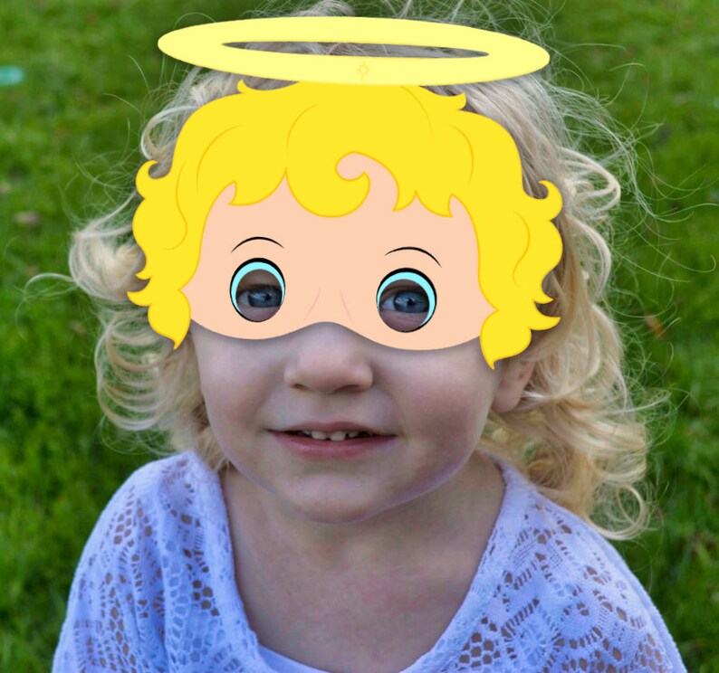 Nativity Scene Mask Template, Cutout Printable Mask, Pdf Cut Print Glue Printable Silhouette