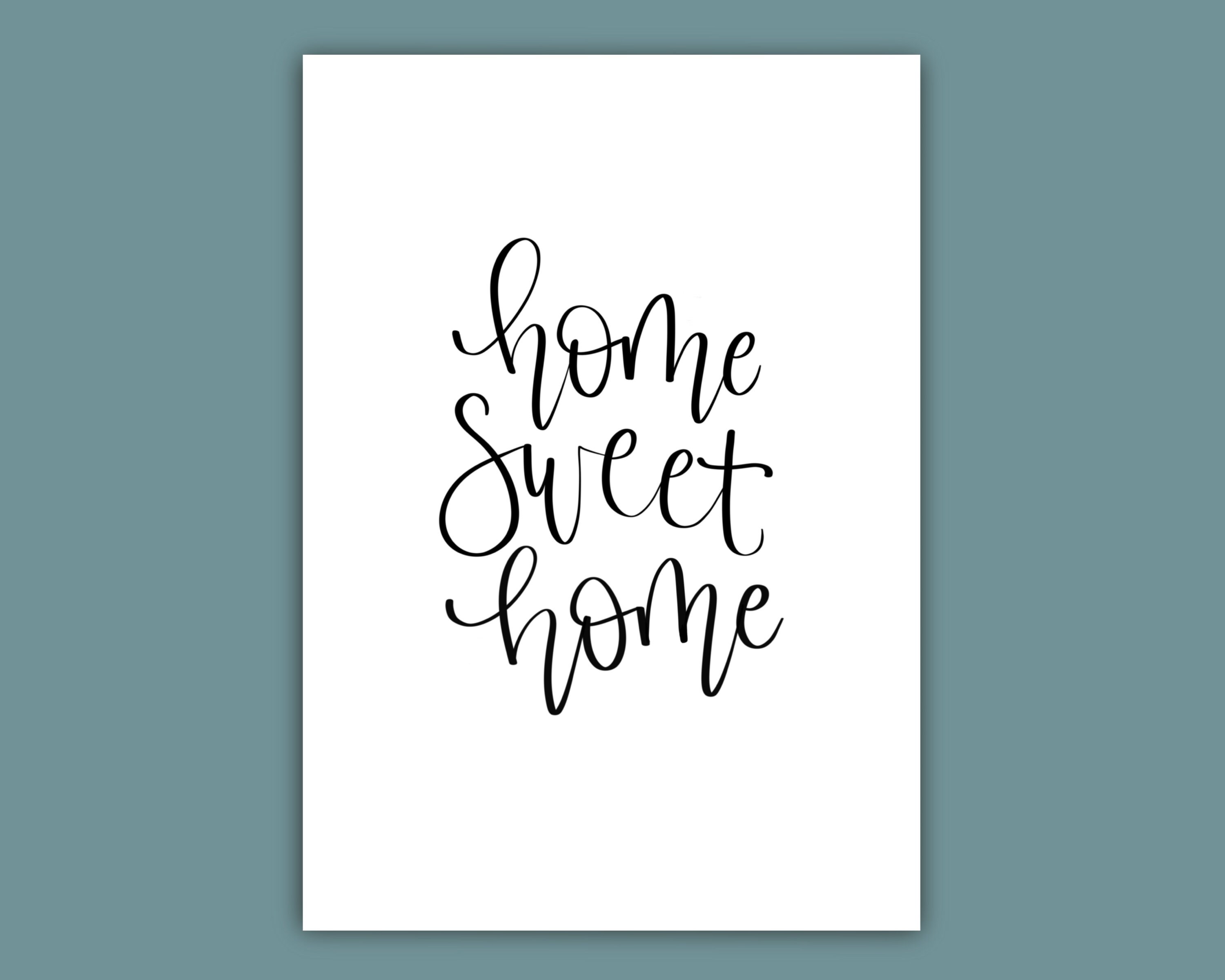 Home Sweet Home - Biglietti Di Auguri Cambio Indirizzo, 24 Pezzi Con Buste, Cartoncino Riciclato, Formato 12,4x8,6 Cm