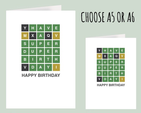 Birthday Card Wordle Birthday Card Have A Super Duper Etsy 日本
