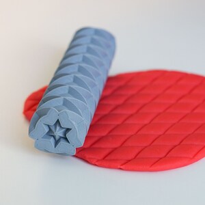 BIG SQUARED playdough roll for playing with dough made from bio plastic, 3D printed