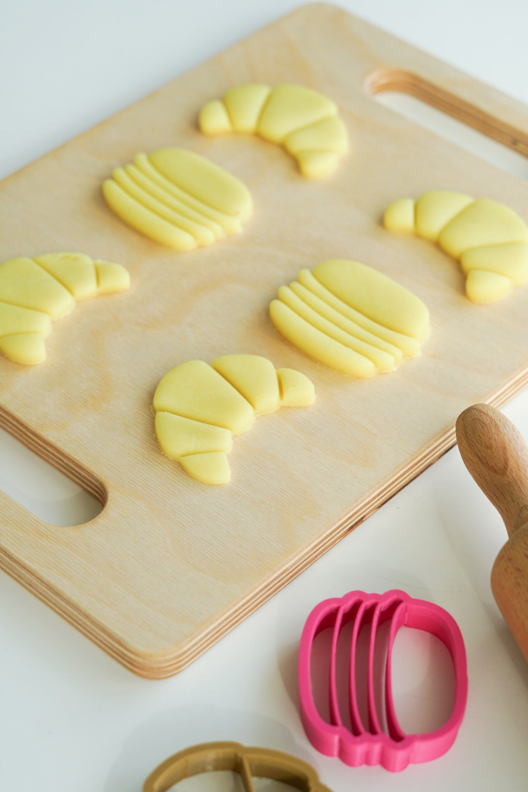 Wooden Board for Kids for Playing With Playdough - Birch Plywood, Oiled ...