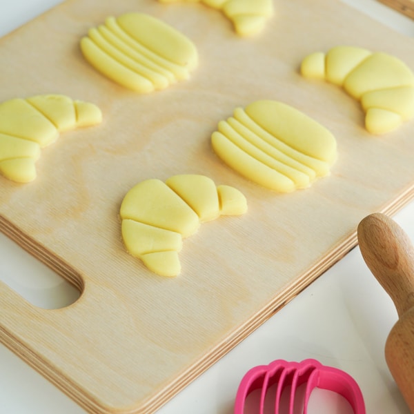 Wooden Playdough Board Etsy