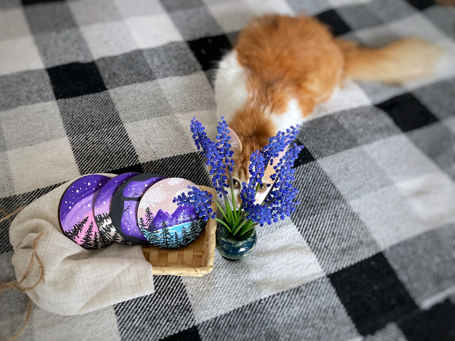 Personalised coasters set cute coasters coasters for drinks Etsy