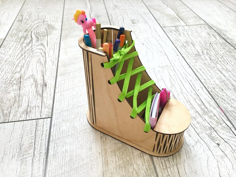 Cute pencil holder desk accessories for kids montessori desk Etsy