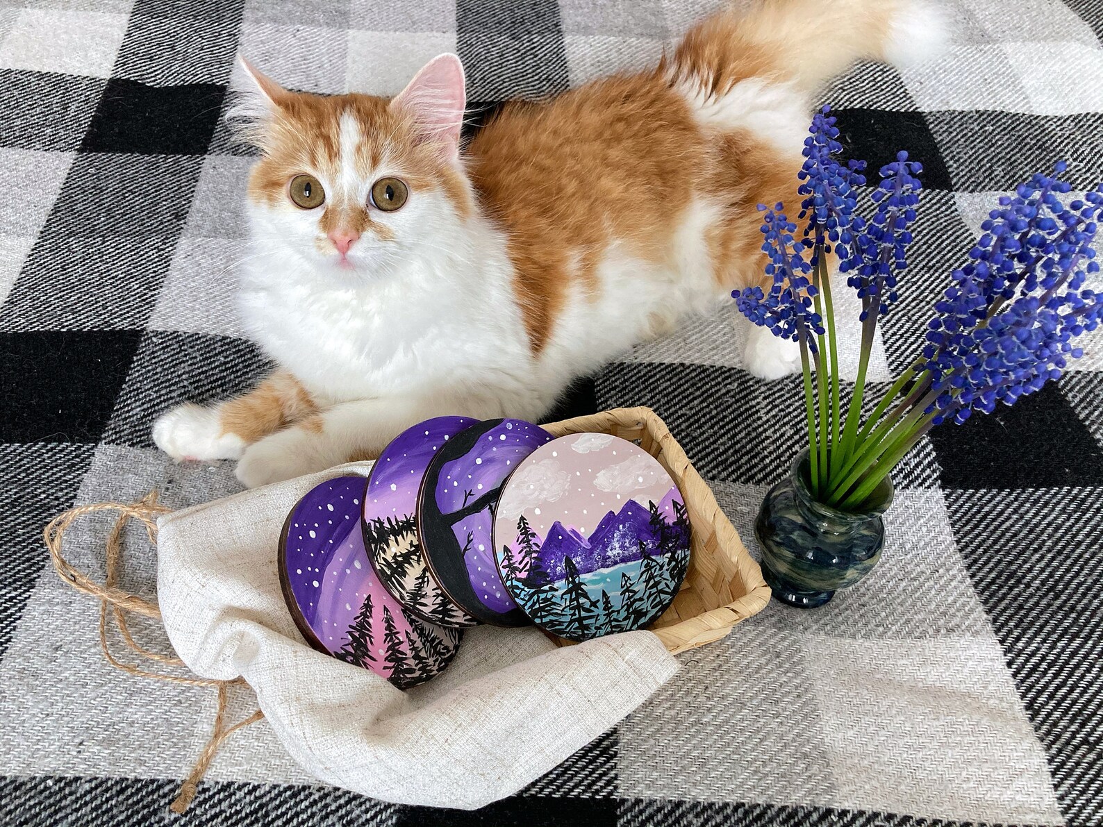 Personalised coasters set cute coasters coasters for drinks Etsy