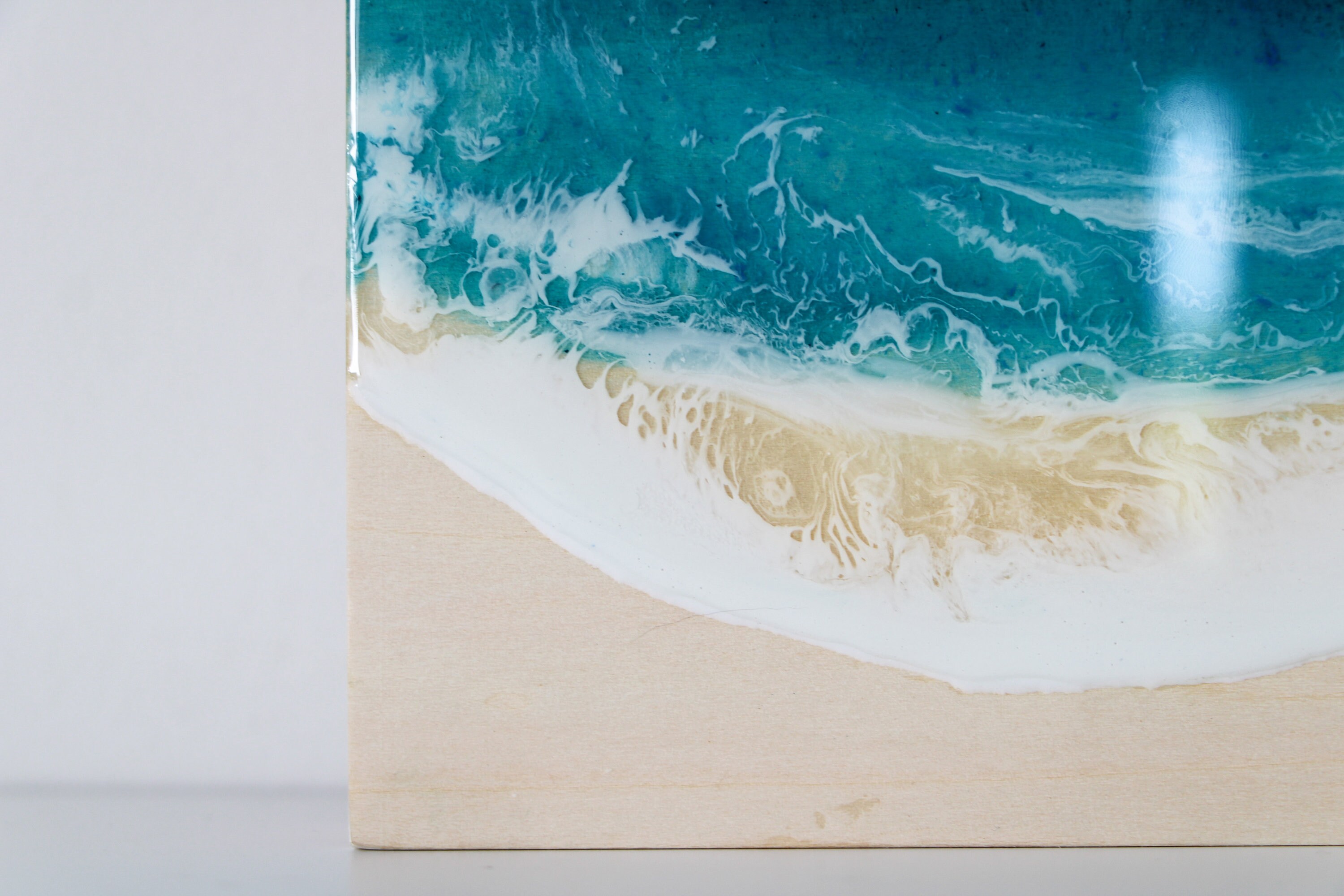 Resin Ocean Wave Art Waves Wall Art Original Ocean Painting Etsy