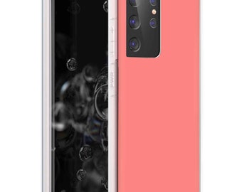 ,Coral Print,Light Weight,Flexible,Soft Touch,Anti-Scratch S30 Ultra, Clear Phone Case Samsung Galaxy S21 Ultra 5G Not S21,S21+