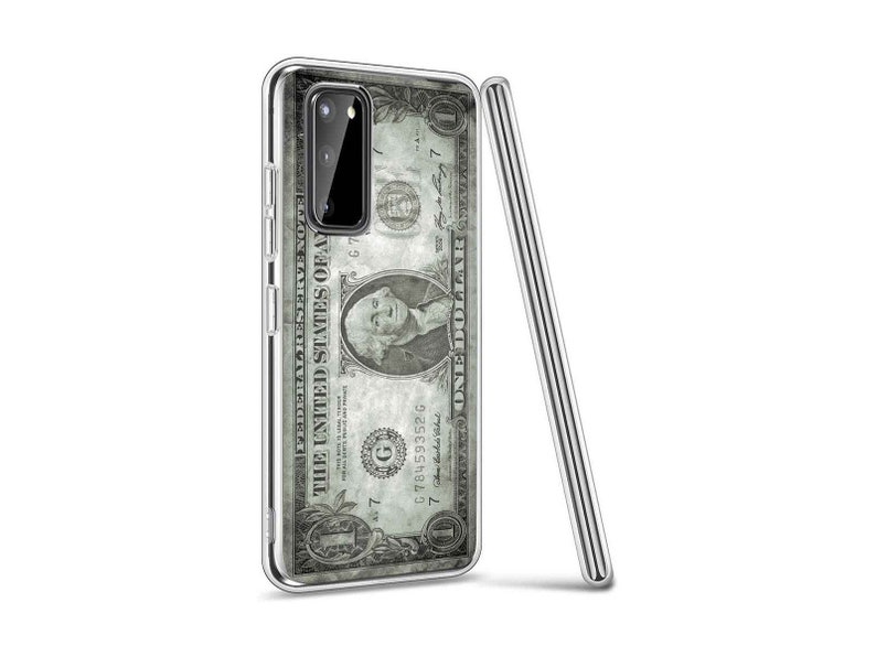 TPU Phone Case Cover for Samsung S20 5G,Grunge Dollar Bill Money One Dollar Texture Print,Design in USA