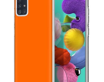 Tpu Phone Cover Case For Samsung Galaxy A51 5g Sm A516 Orange Etsy