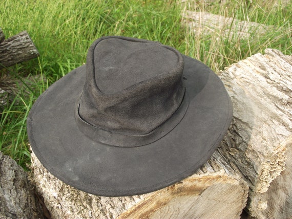 Wilson Leather Hat Vintage Leather Hat 