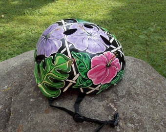 Nishiki Bike skate Helmet Hand Painted Size M Etsy