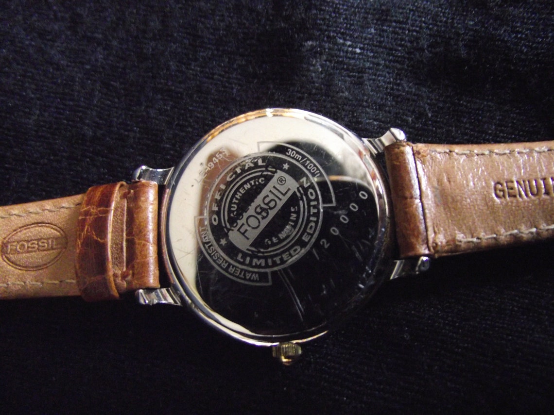 Vintage Fossil Special Edition Tennis Watch Fossil LE-9453 - Etsy