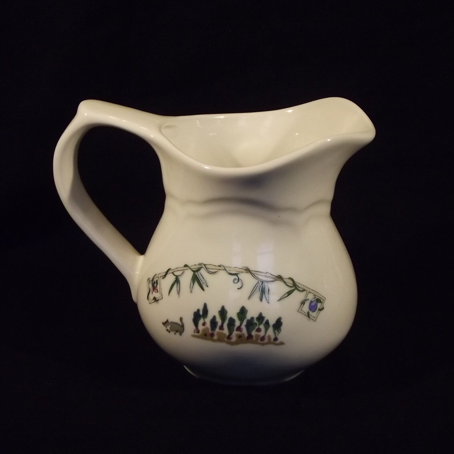 Creamer and Sugar Bowl With Lid, Pfaltzgraff, Apple Valley Etsy UK