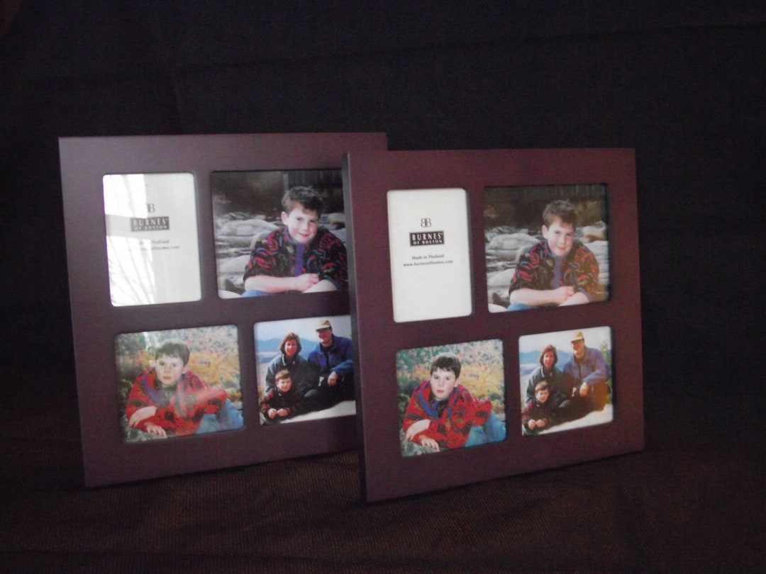 Family Collage Picture Frame, 4 Photo Frame, Set of 2 Etsy
