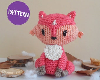 Floxy the Fox Crochet Pattern - Amigurumi PDF file