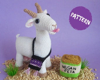 Rita the Goat Crochet Pattern - Amigurumi PDF file