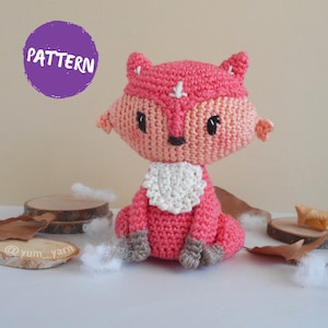 Floxy the Fox Crochet Pattern - Amigurumi PDF file