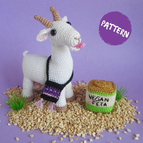 Rita the Goat Crochet Pattern - Amigurumi PDF file