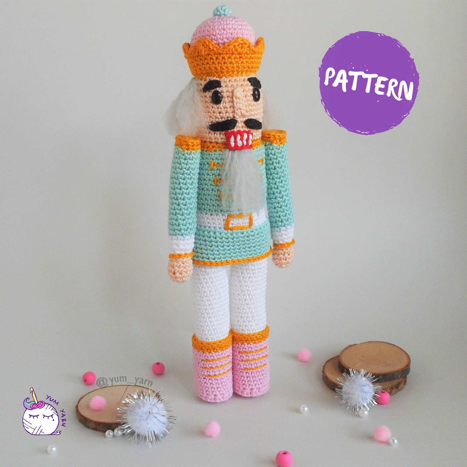 The Nutcracker Crochet Pattern Amigurumi PDF File Etsy