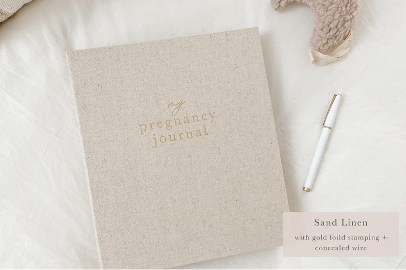 Pregnancy Journal | Pregnancy Book | Pregnancy Album| Expecting Mom Gift | Baby Shower | New Mom Gift | Pregnancy Gift | Baby Journal | Baby Keepsake