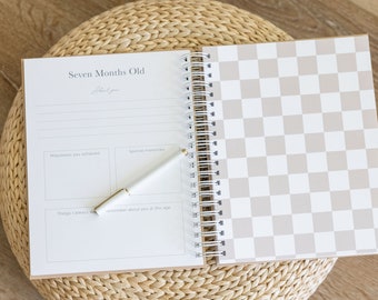 Personalized Baby Memory Book: Modern Keepsake with Photo Pages
