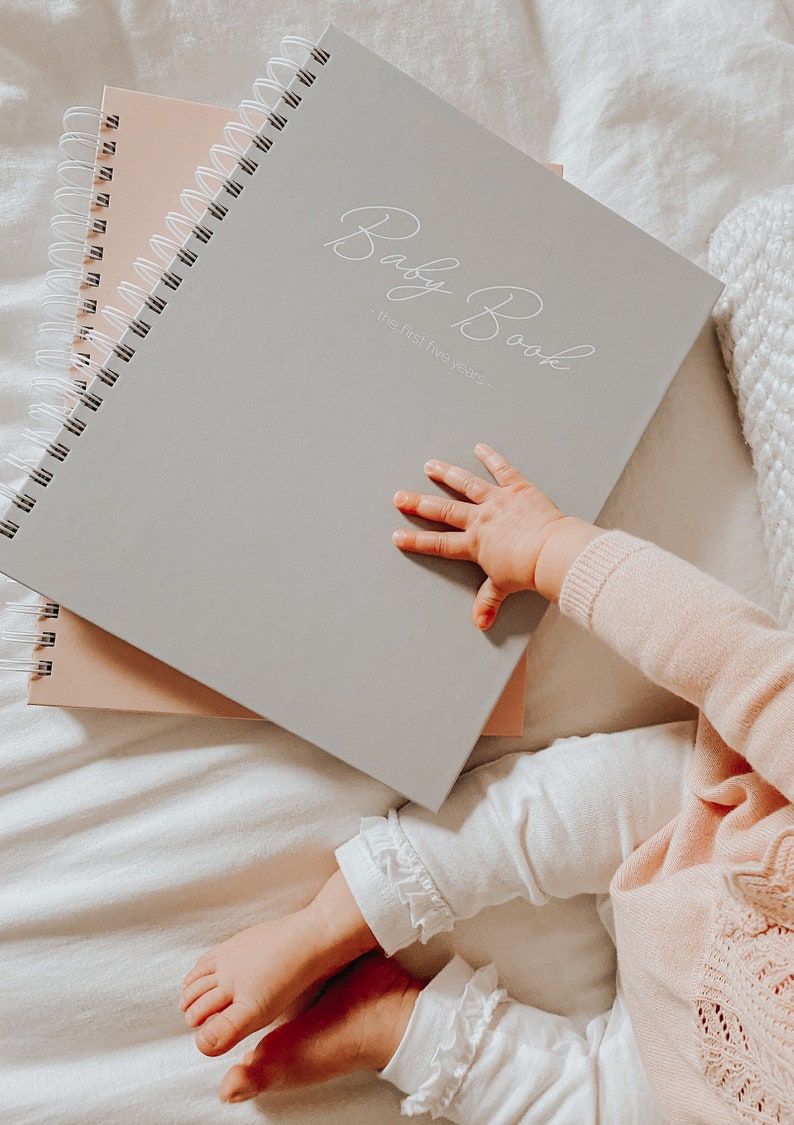 Baby Book Baby Girl Book Baby Journal Baby Keepsake Etsy