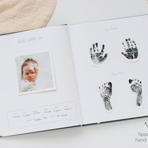Personalized Baby Book | Baby Memory Book | Gender Neutral Baby Album | First Year Milestone Book | Expecting Mom Gift | Baby Shower | Baby First Year Journal