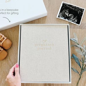 Pregnancy Journal | Pregnancy Book | Pregnancy Album| Expecting Mom Gift | Baby Shower | New Mom Gift | Pregnancy Gift | Baby Journal | Baby Keepsake
