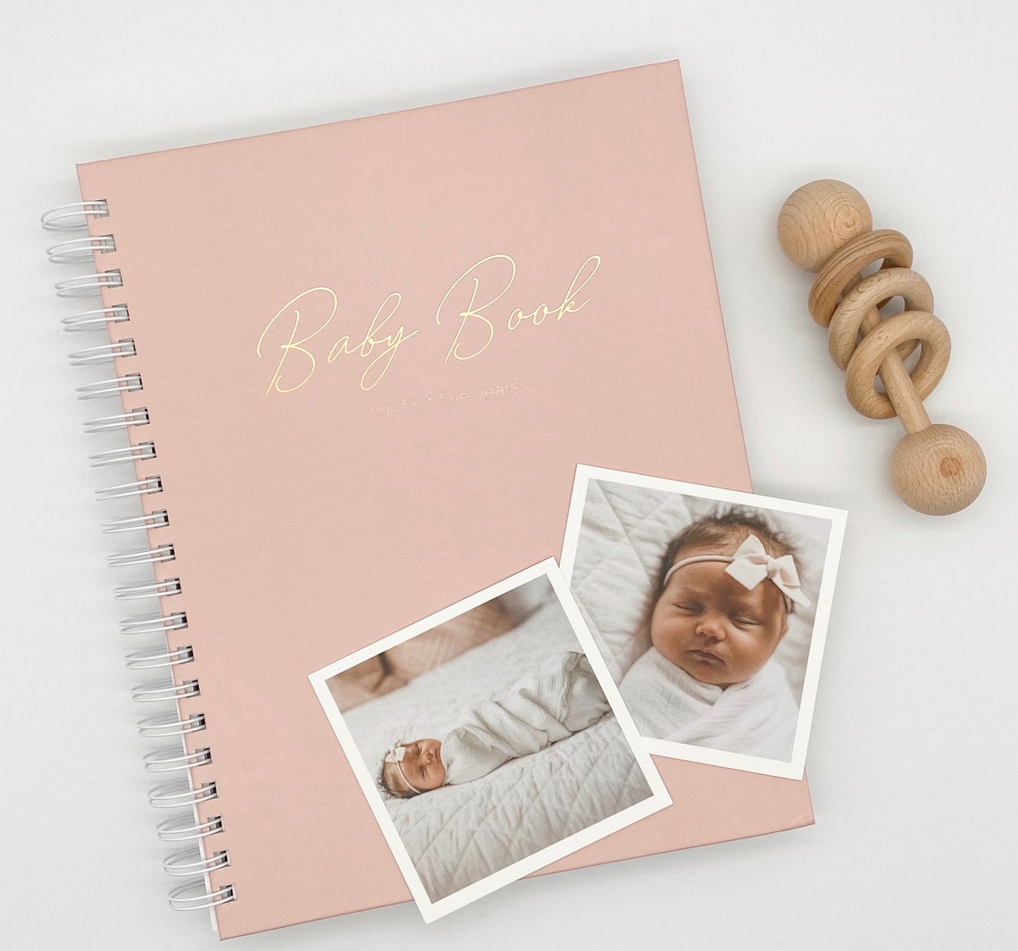Baby Book Baby Girl Personalized Baby Book Girl Baby Etsy