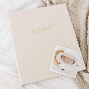 Baby Book |  First Year Baby Book | Baby Memory Book | Baby Gift | Baby Shower Gift | Gender Neutral | Baby Announcement | Pregnancy