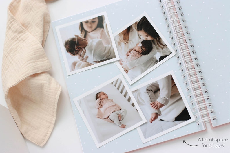 Newborn baby photos | new mom gift | expecting mom | baby journal |baby milestone book | newborn photos