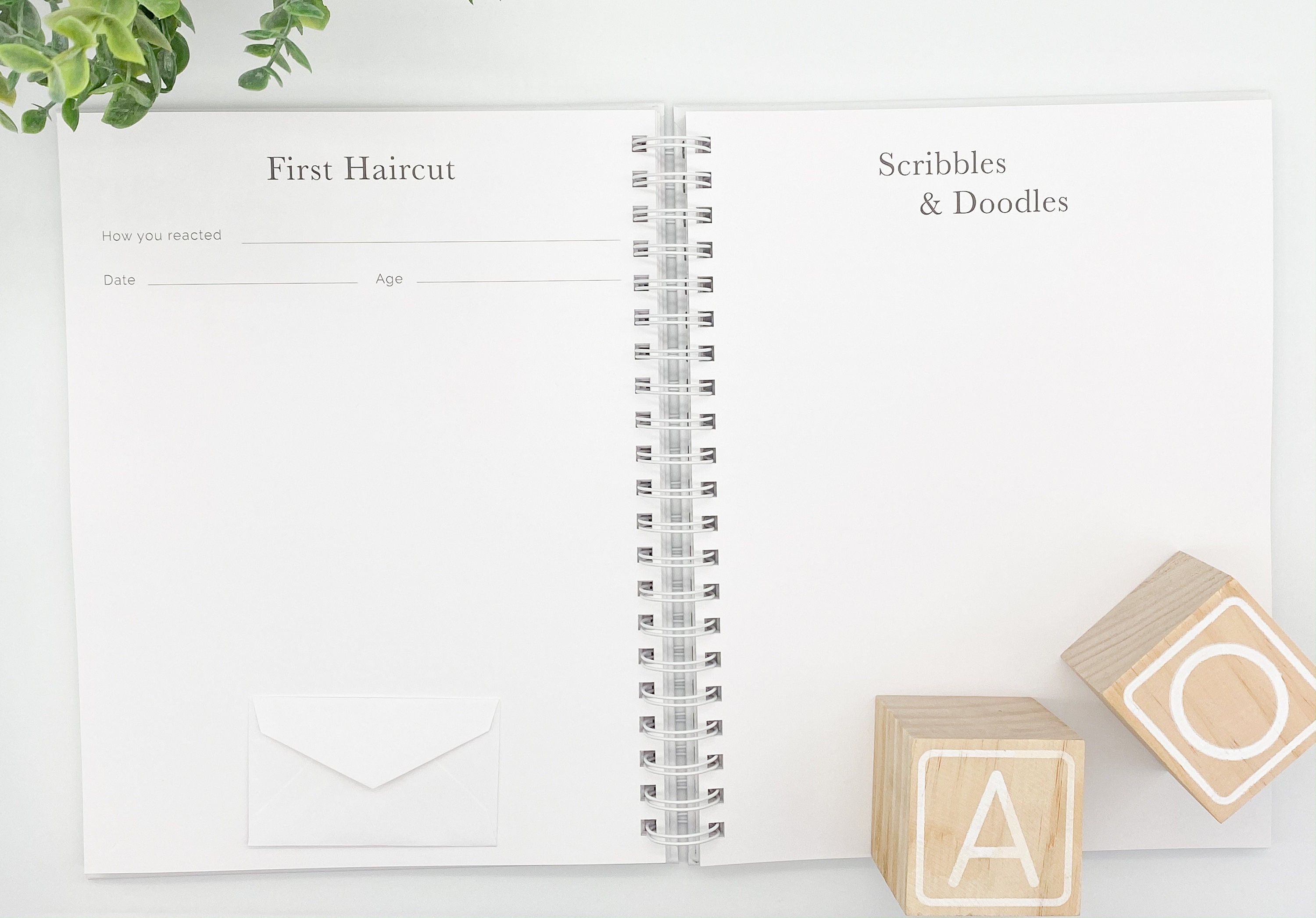 Baby Book Gender Neutral Baby Gift Baby Memory Book Etsy