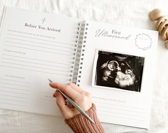 Pregnancy Journal, Pregnancy Gift,Pregnancy Planner, Pregnancy Diary, Baby Book, Pregnancy Milestone, pregnancy announcement, pregnancy book