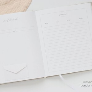 Personalized Baby Book | Baby Memory Book | Gender Neutral Baby Album | First Year Milestone Book | Expecting Mom Gift | Baby Shower | Baby First Year Journal