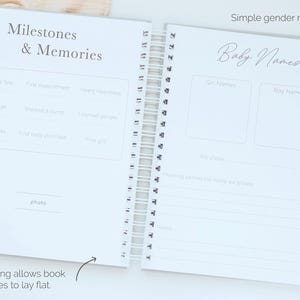 Pregnancy Journal | Pregnancy Book | Pregnancy Album| Expecting Mom Gift | Baby Shower | New Mom Gift | Pregnancy Gift | Baby Journal | Baby Keepsake